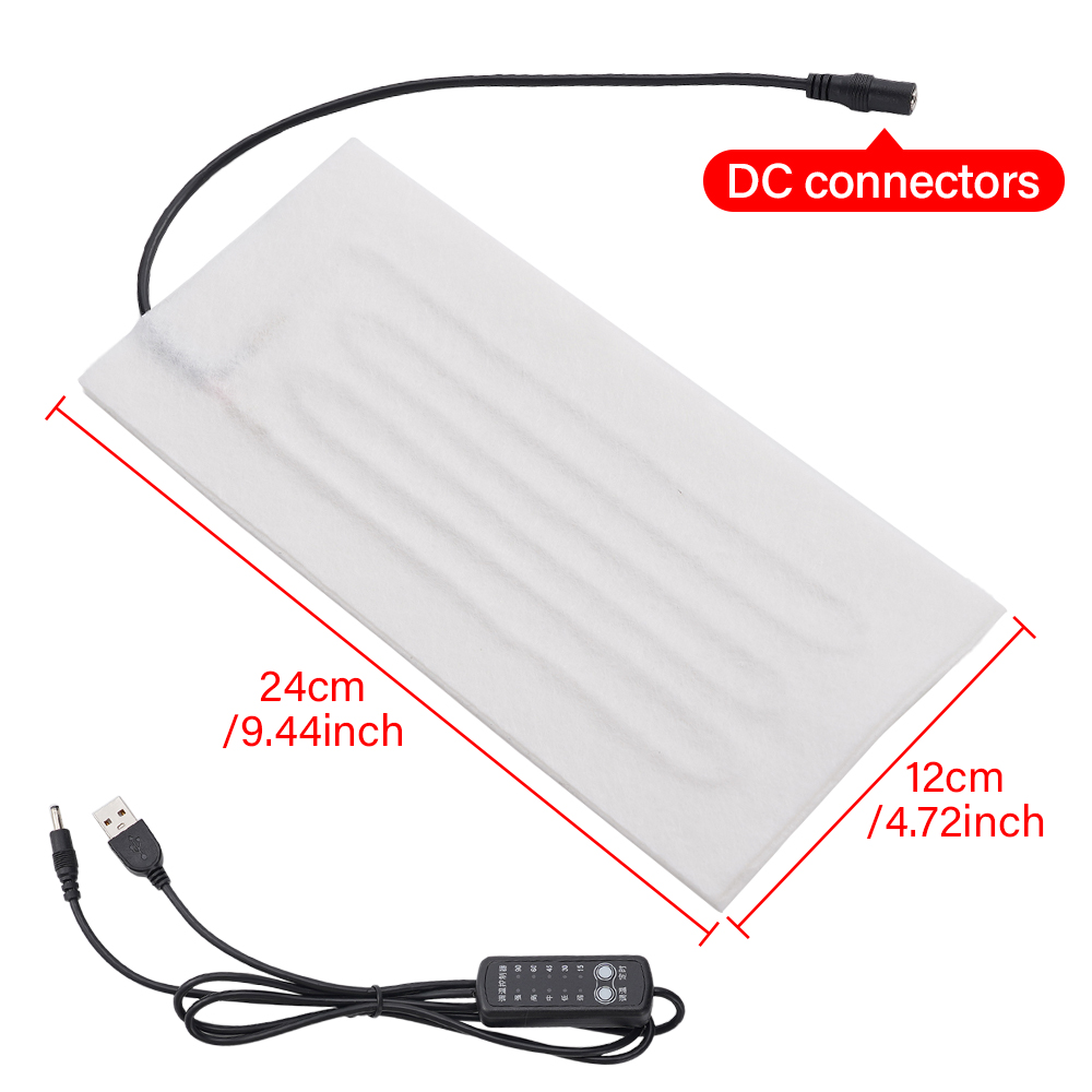 Hand Warmer Electric - 1Pc 120 × 240 ミリメートル USB