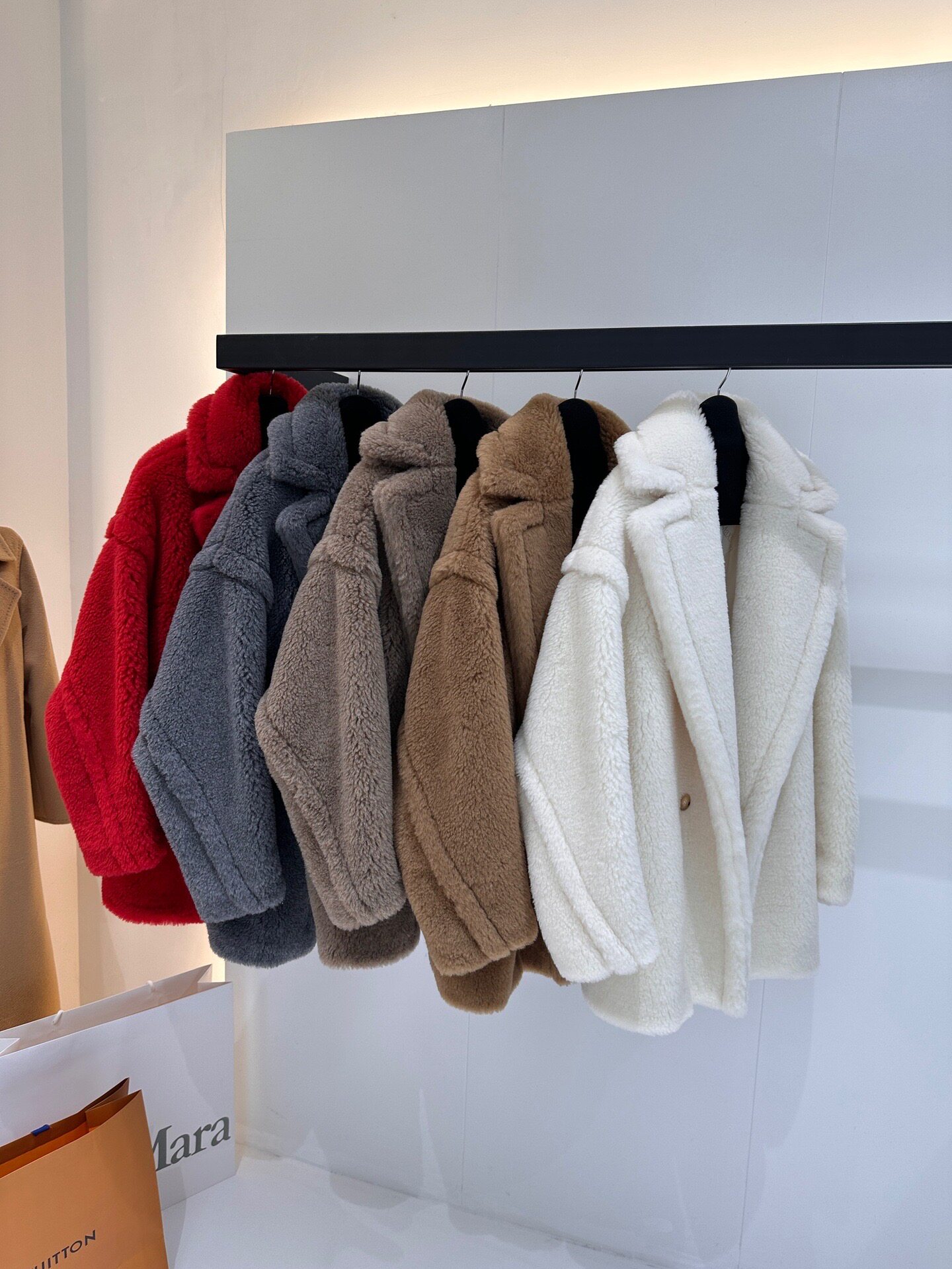 Wool Coat Peacoat - マックスショートテディベアコート 62% アルパカ 26% ウール 12%