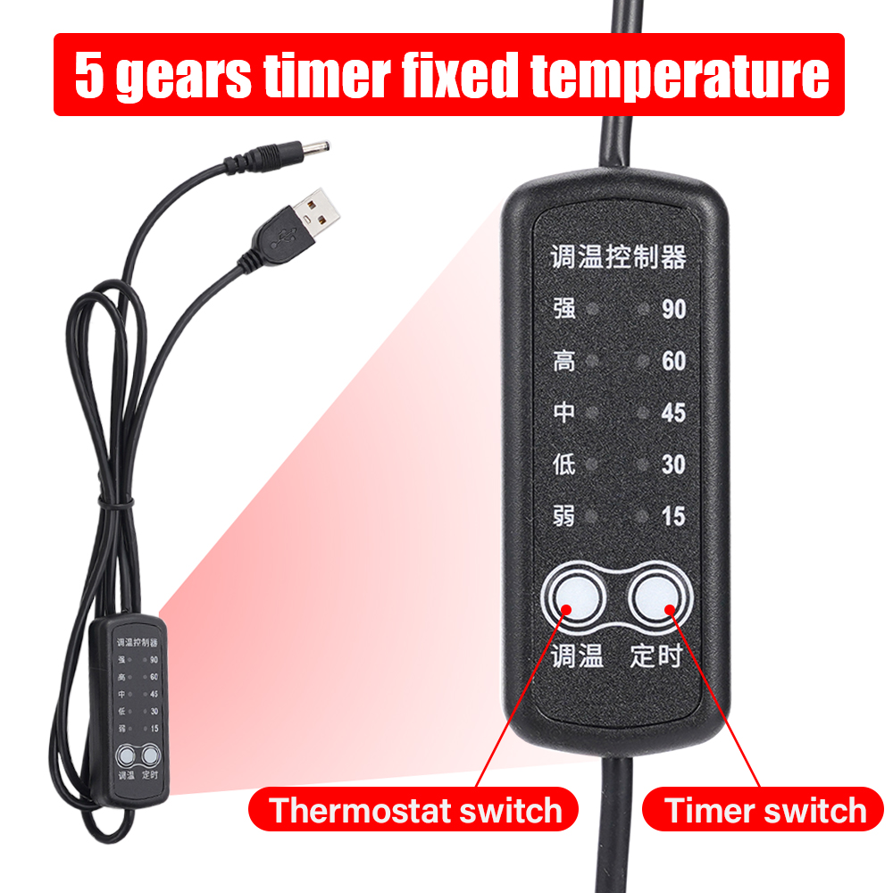 1Pc 120 × 240 ミリメートル USB 加熱パッド - Hand Warmer Electric のレビューと価格