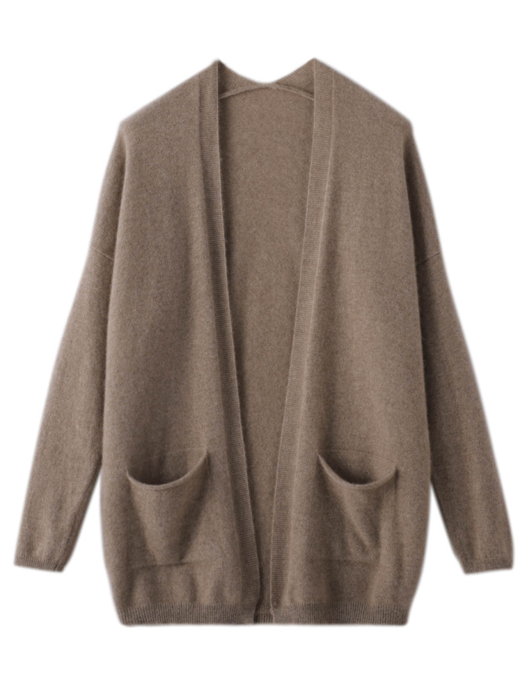 女性用カシミヤカーディガン,メリノウール100%,ポケットコ - Wool Coat Peacoat のレビューと価格