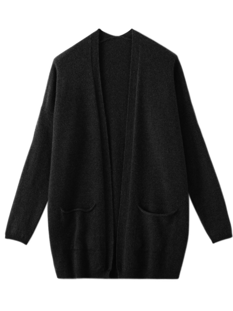女性用カシミヤカーディガン,メリノウール100%,ポケットコ - Wool Coat Peacoat のレビューと価格