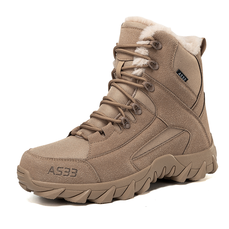 メンズハイカット断熱タクティカルブーツ、屋外耐久性滑り止め断 - Waterproof Winter Boot のレビューと価格
