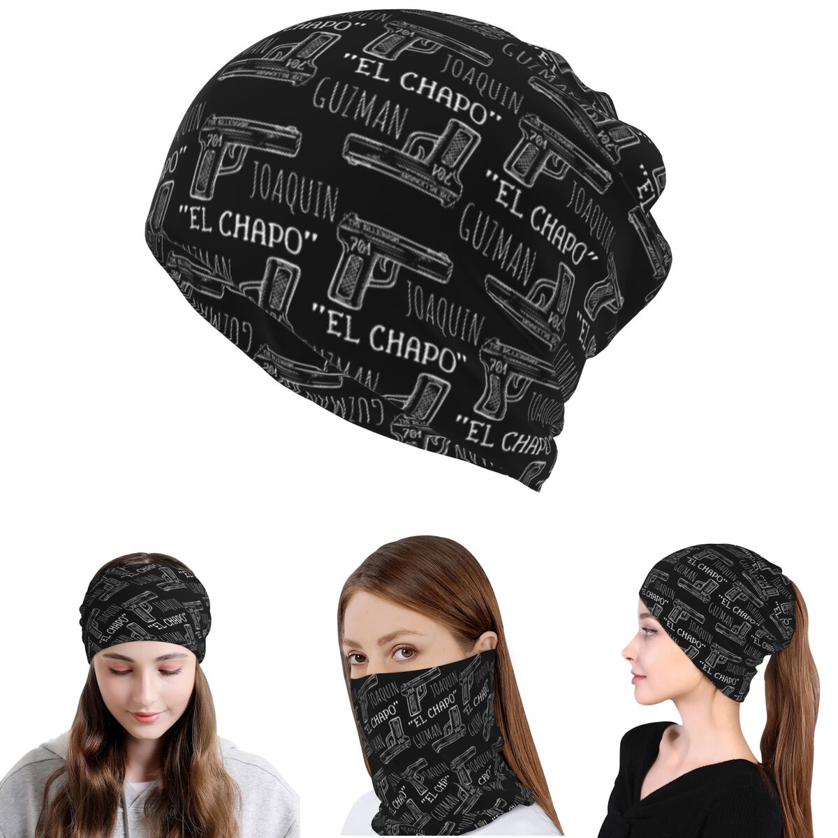 ホアキン・エル・チャポ・グスマン ナルコス犯罪テレビ パブロ - Knit Beanie Hat Warm のレビューと価格